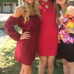 Crimson Game Day Dress